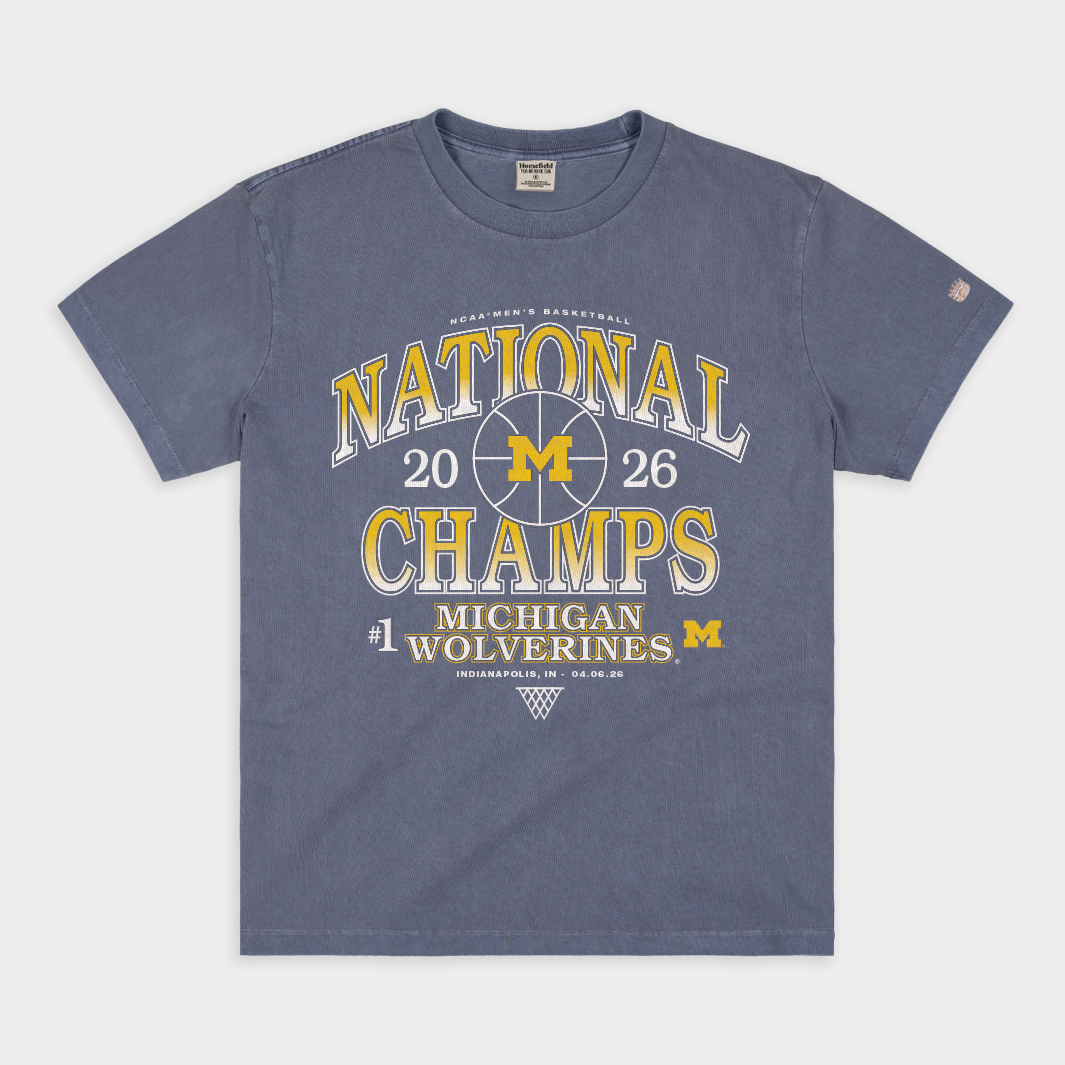 Michigan Wolverines 2026 National Champs Heavyweight Tee | Homefield