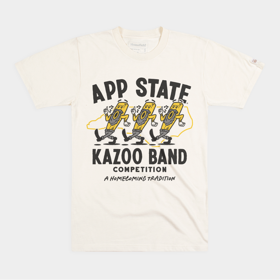 App State Kazoo Band Competition Tee Homefield