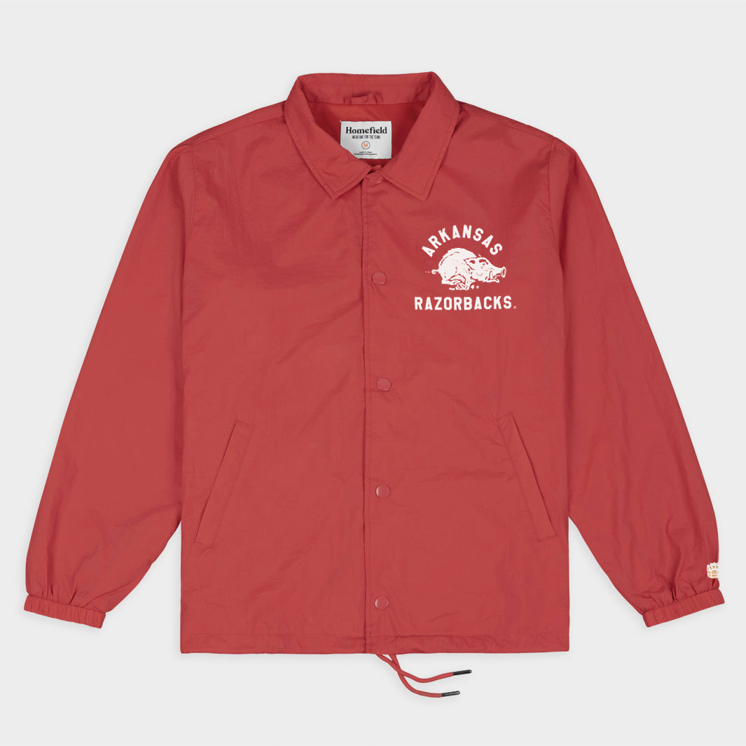 Arkansas Razorbacks Retro Hog Coaches Jacket | Homefield