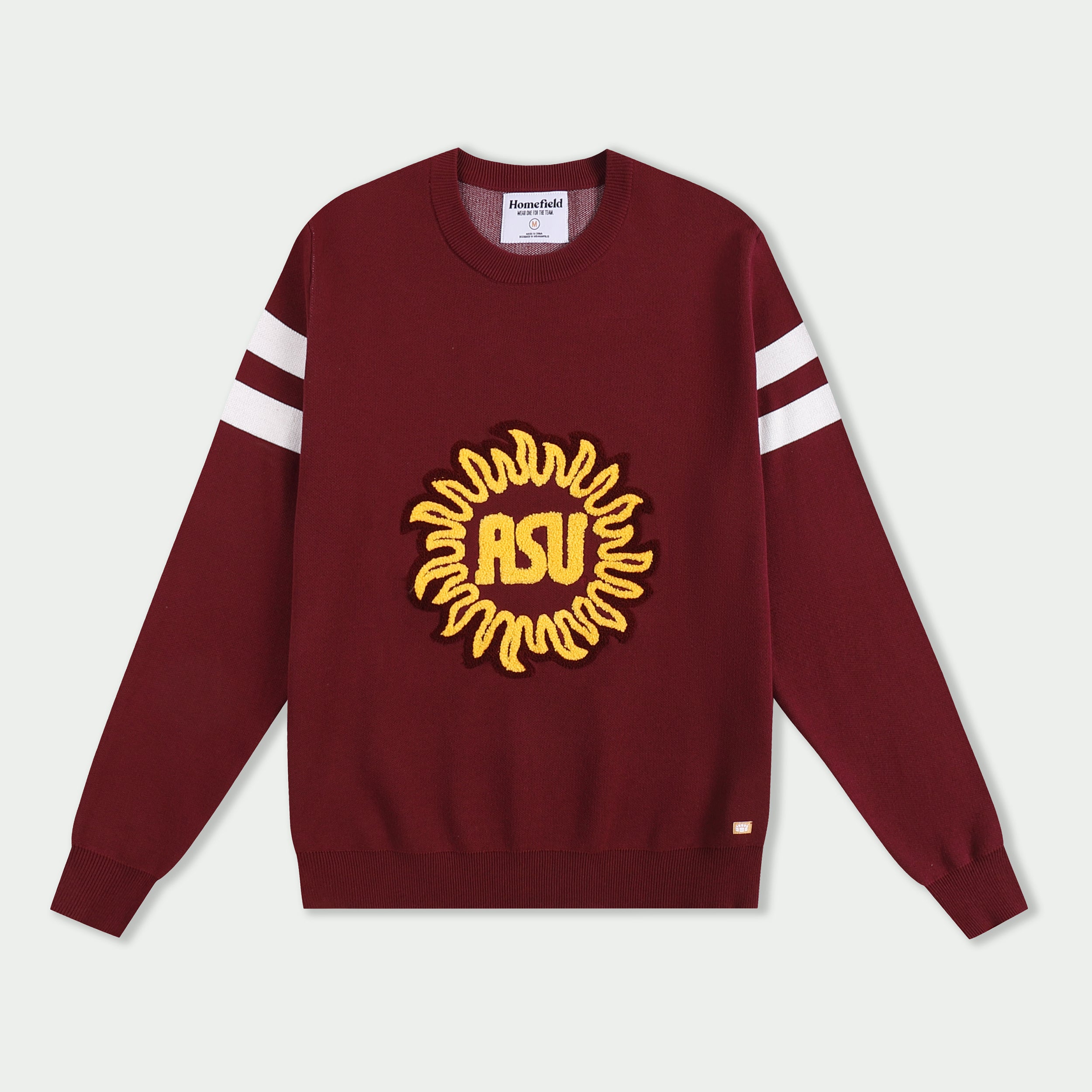 Arizona State Sun Devils Vintage Logo Knit Sweater L, Homefield, Vintage College Apparel