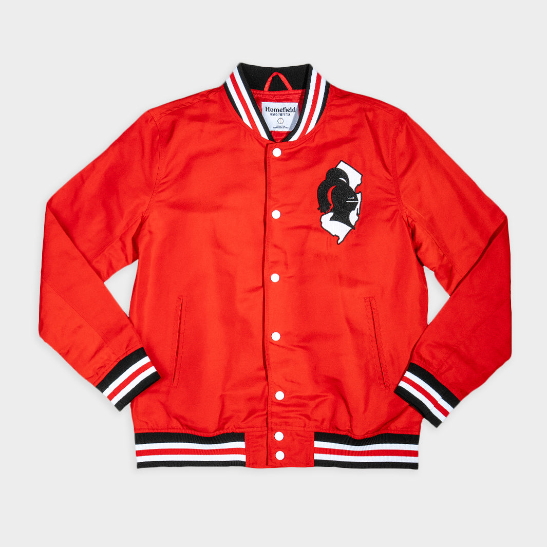 Rutgers Scarlet Knights Retro Logo Bomber Jacket | Homefield