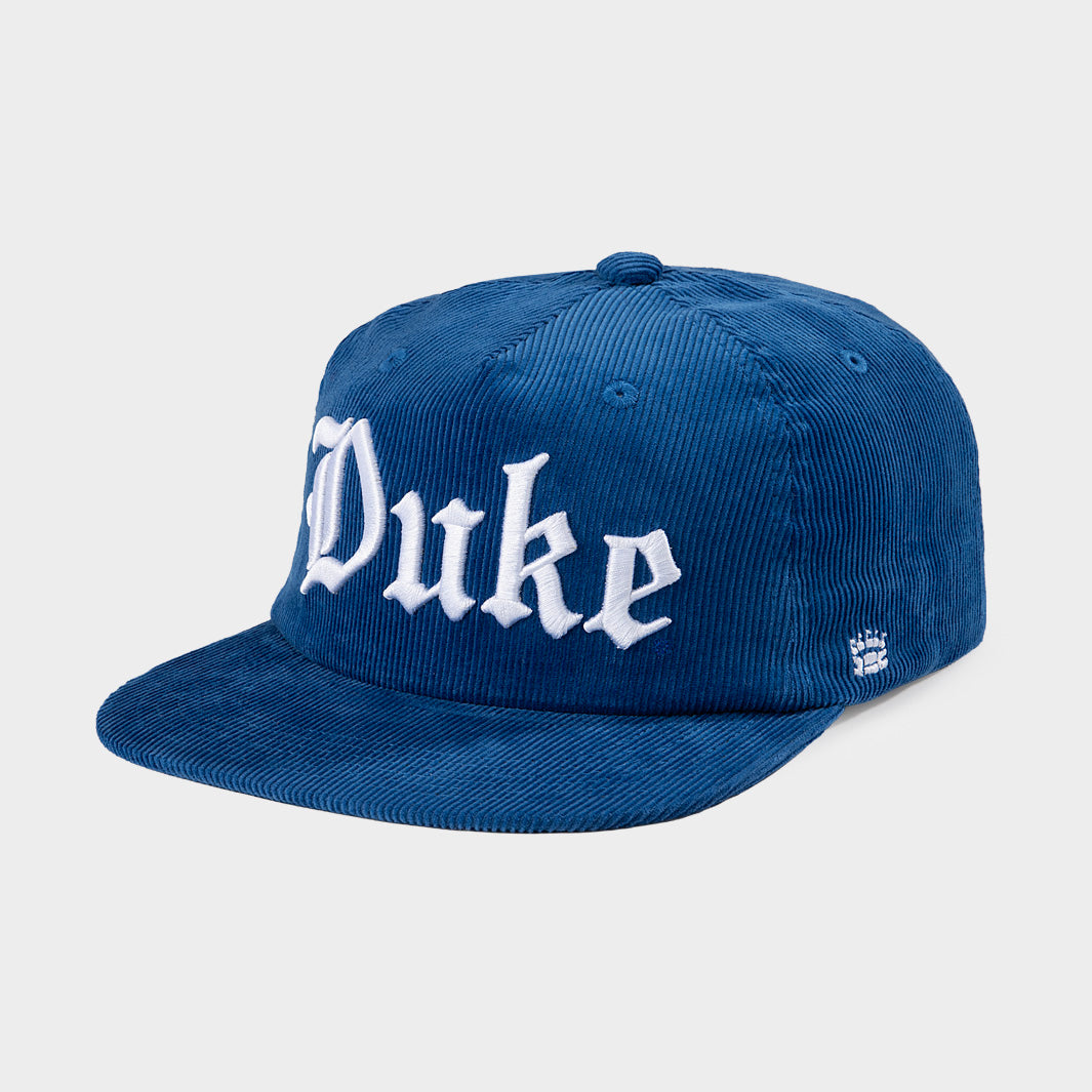 Duke Blue Devils Gothic Type Corduroy Hat | Homefield