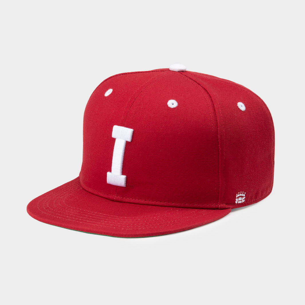Indiana Baseball 1985 Snapback Hat Homefield