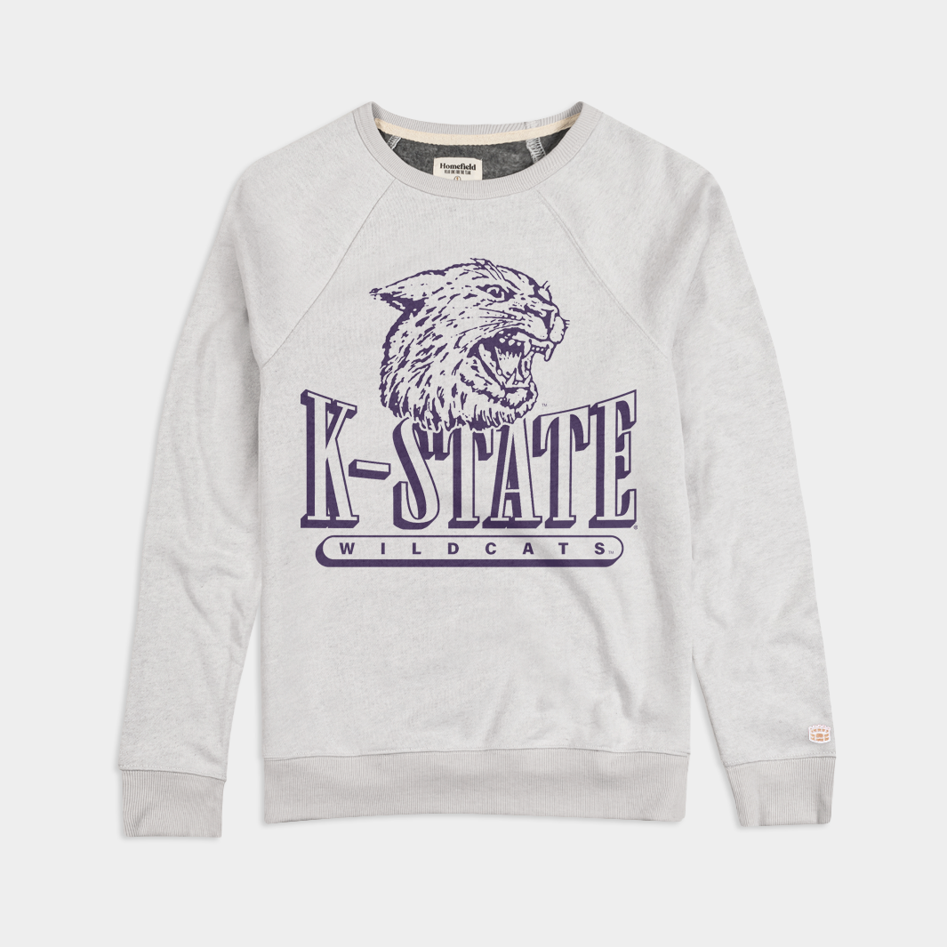 Vintage K State 70s and 80s Wildcat Crewneck