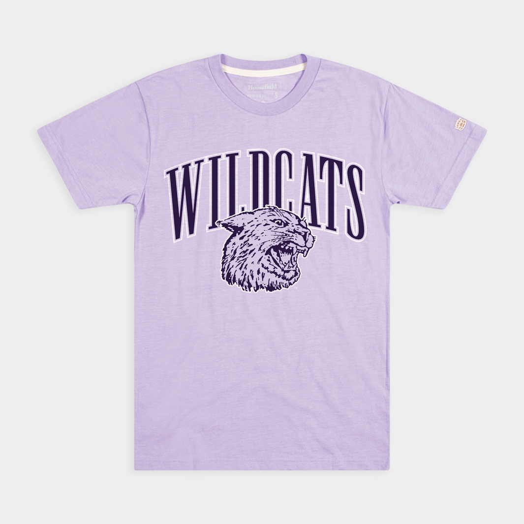 Kansas State Wildcats Lavender Retro Tee | Homefield Kansas State Wildcats Lavender Retro Tee | Homefield