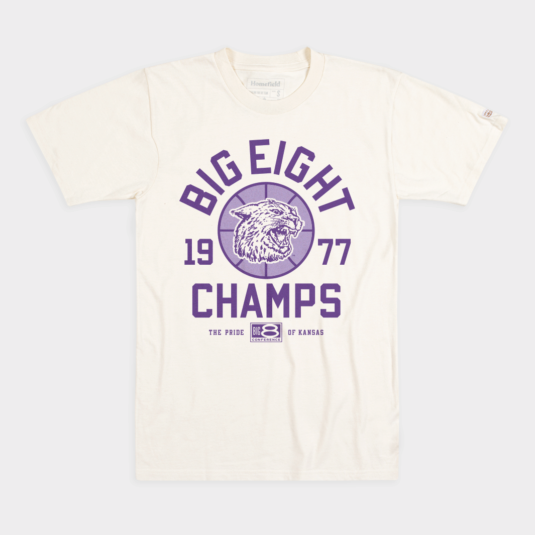K-State Basketball 1977 Big Eight Champions Tee | Homefield