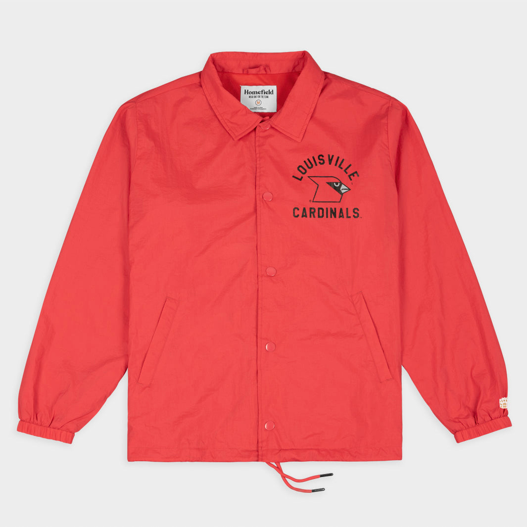 Louisville Cardinals Red Rage Retro Coaches Jacket | Homefield