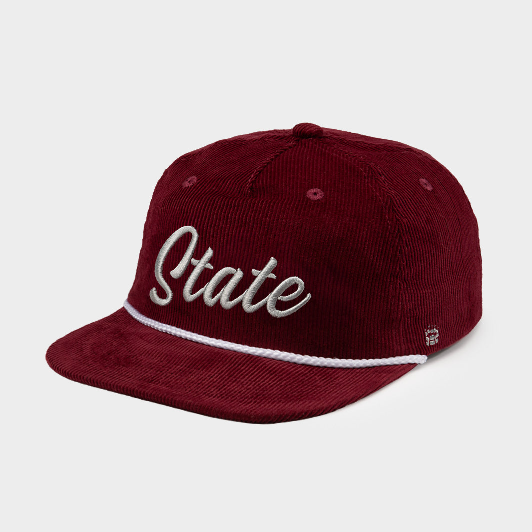Desert Cactus Mississippi State Bulldogs Baseball Hat - Adjustable Strap, Pigment Dyed Cotton, Officially Licensed