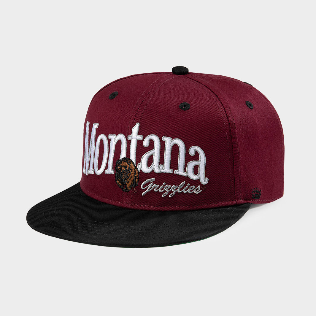 Montana Football 2025 Kickoff Snapback Hat, Homefield, Vintage College Apparel