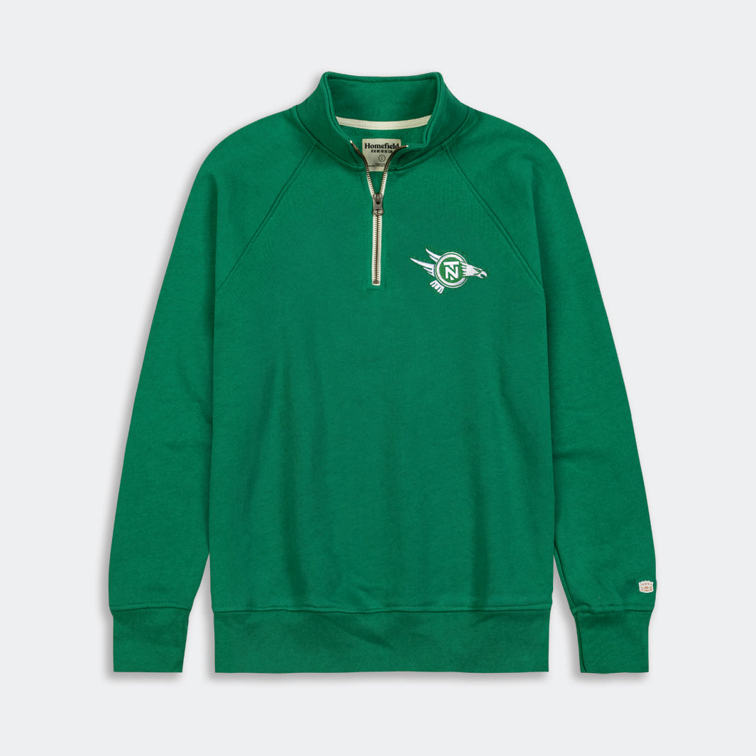 North Texas Mean Green Retro Logo Quarter Zip | Homefield