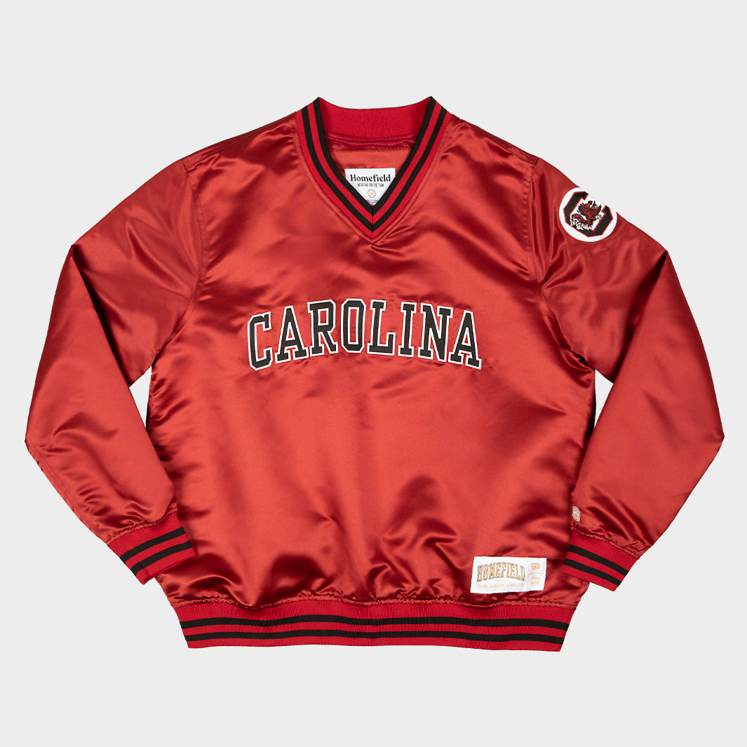 NCAA South Carolina Gamecocks Women's Burnout Pullover - Oversized Fleece Sweatshirt, Charcoal, Medium - View #5