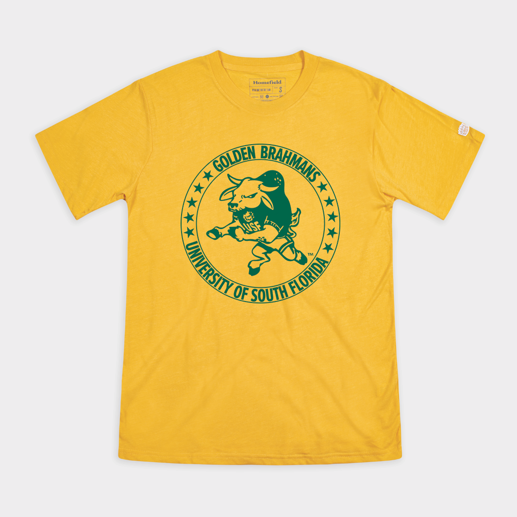South Florida Vintage Golden Brahmans Tee Homefield