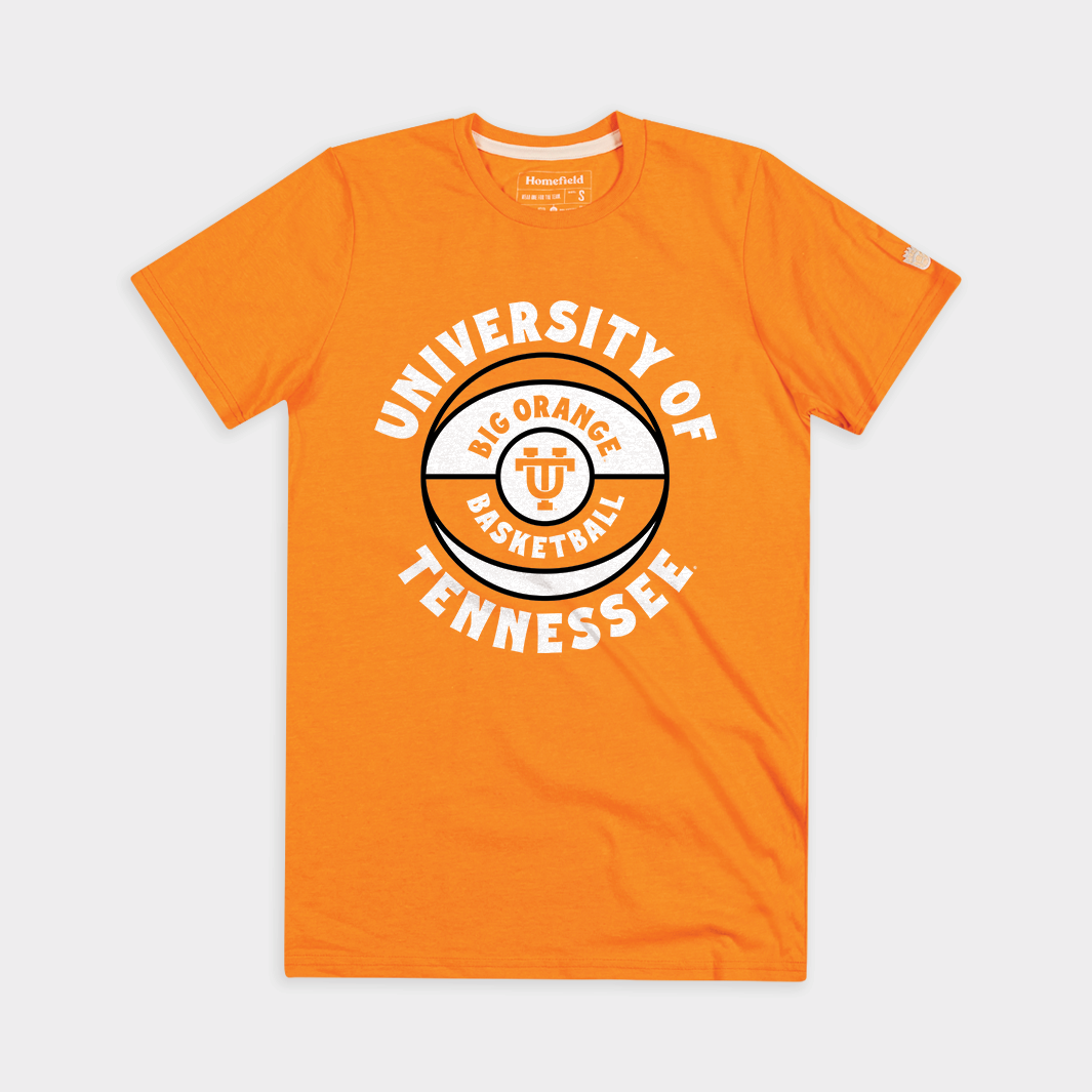Big Orange Basketball Vintage Tennessee Tee Homefield