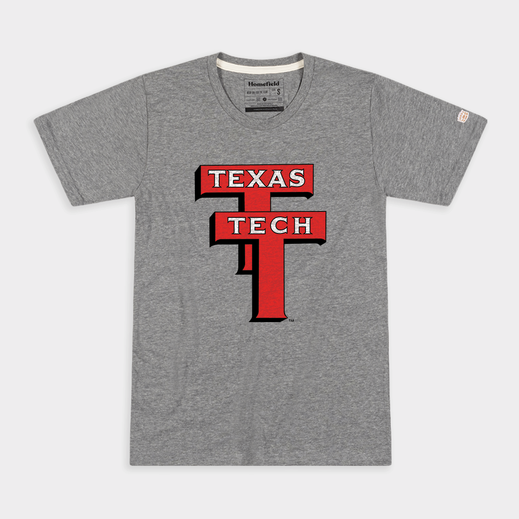 texas tech dress shirt Vintage Texas Tech Double T Tee 4XL / Grey, Homefield, Vintage College Apparel