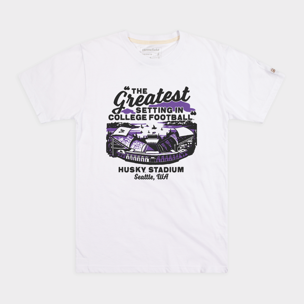 The Greatest Setting in College Football” Husky Stadium Tee