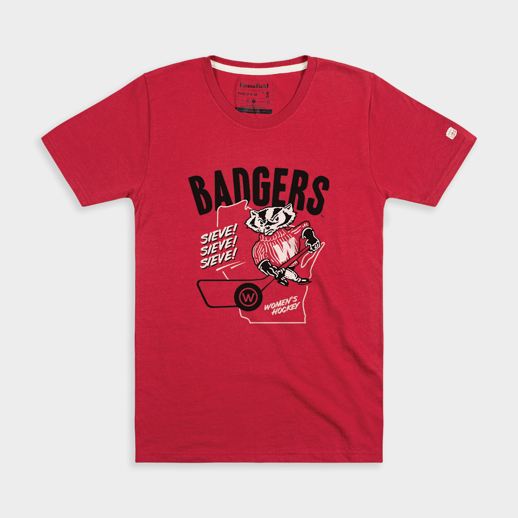 Wisconsin Badgers Women's Hockey Tee | Homefield