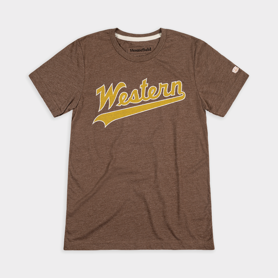 Western Michigan Baseball Tee Homefield
