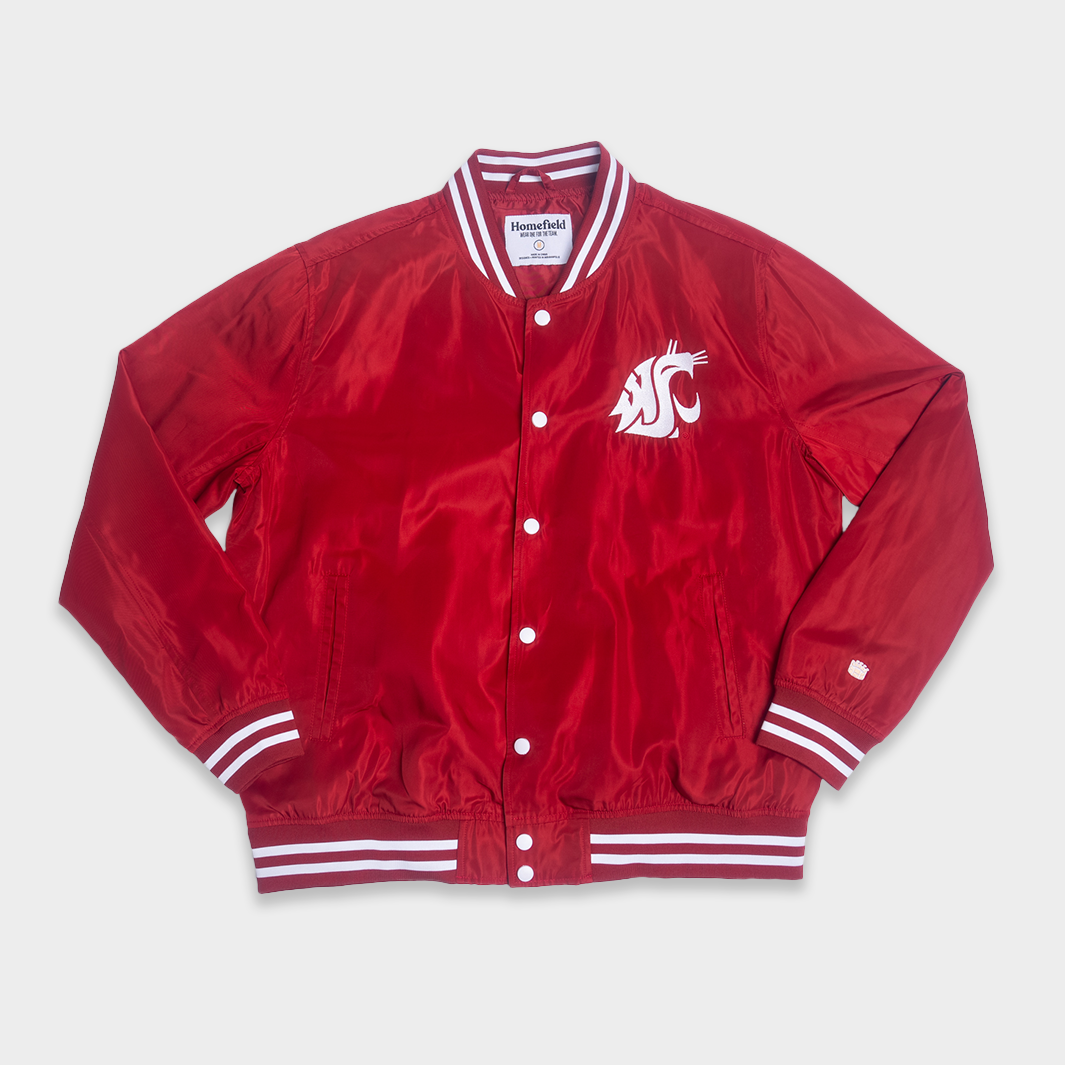 Wazzu Cougars Throwback Roses Bomber Jacket | Homefield