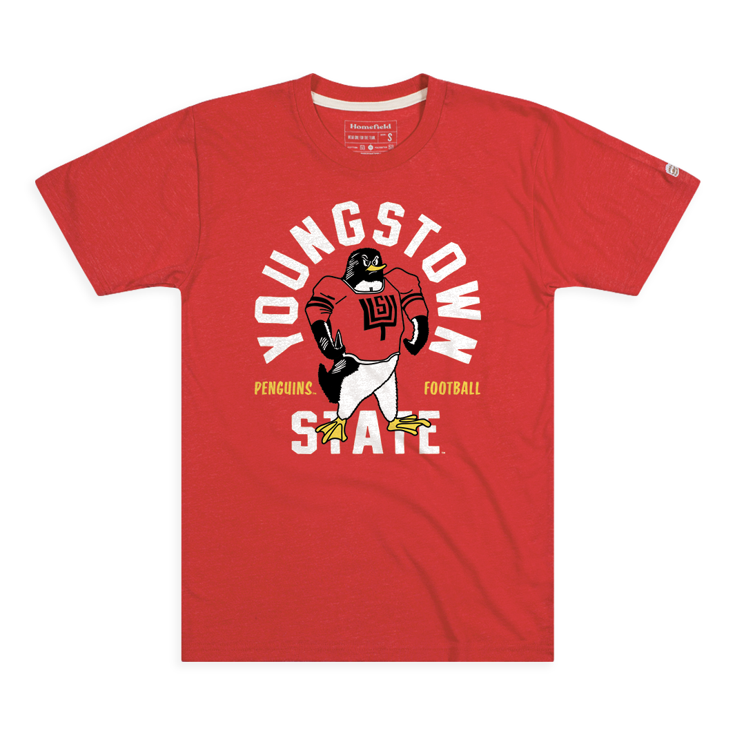Youngstown State Penguins 1970s Football Tee | Homefield