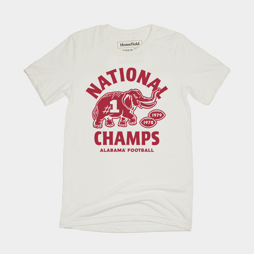 Alabama national championship tee shirts sales