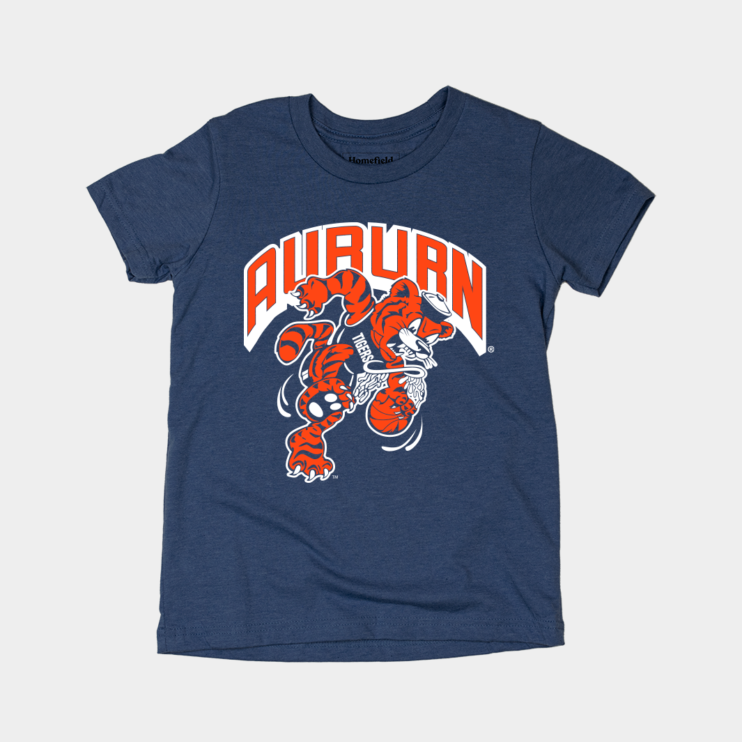 Vintage Auburn Basketball Youth Tee Homefield