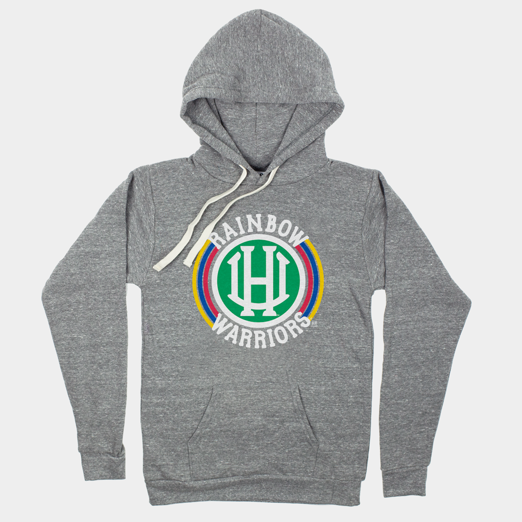 Vintage Hawaii Rainbow Warriors Hoodie Homefield