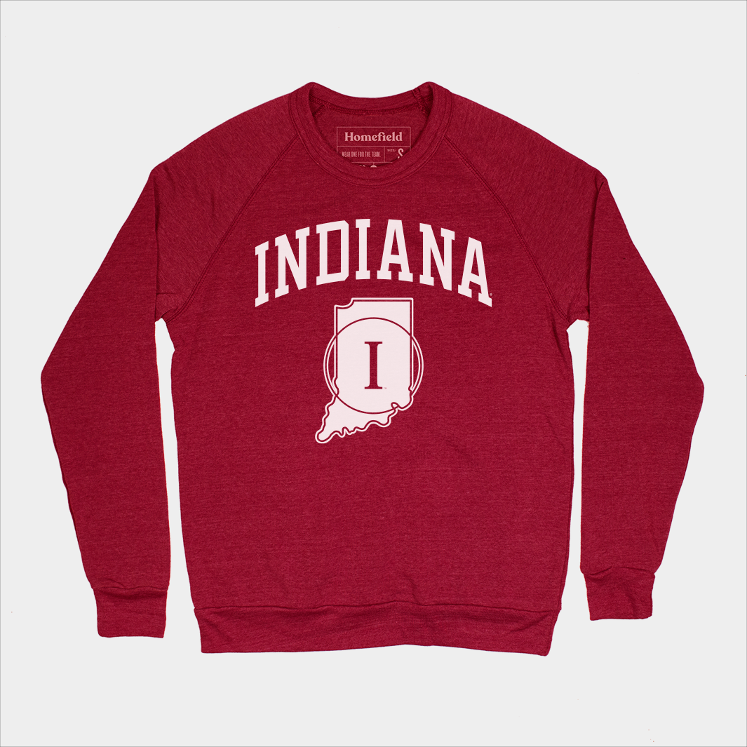 IU Midcourt Logo Crewneck Homefield