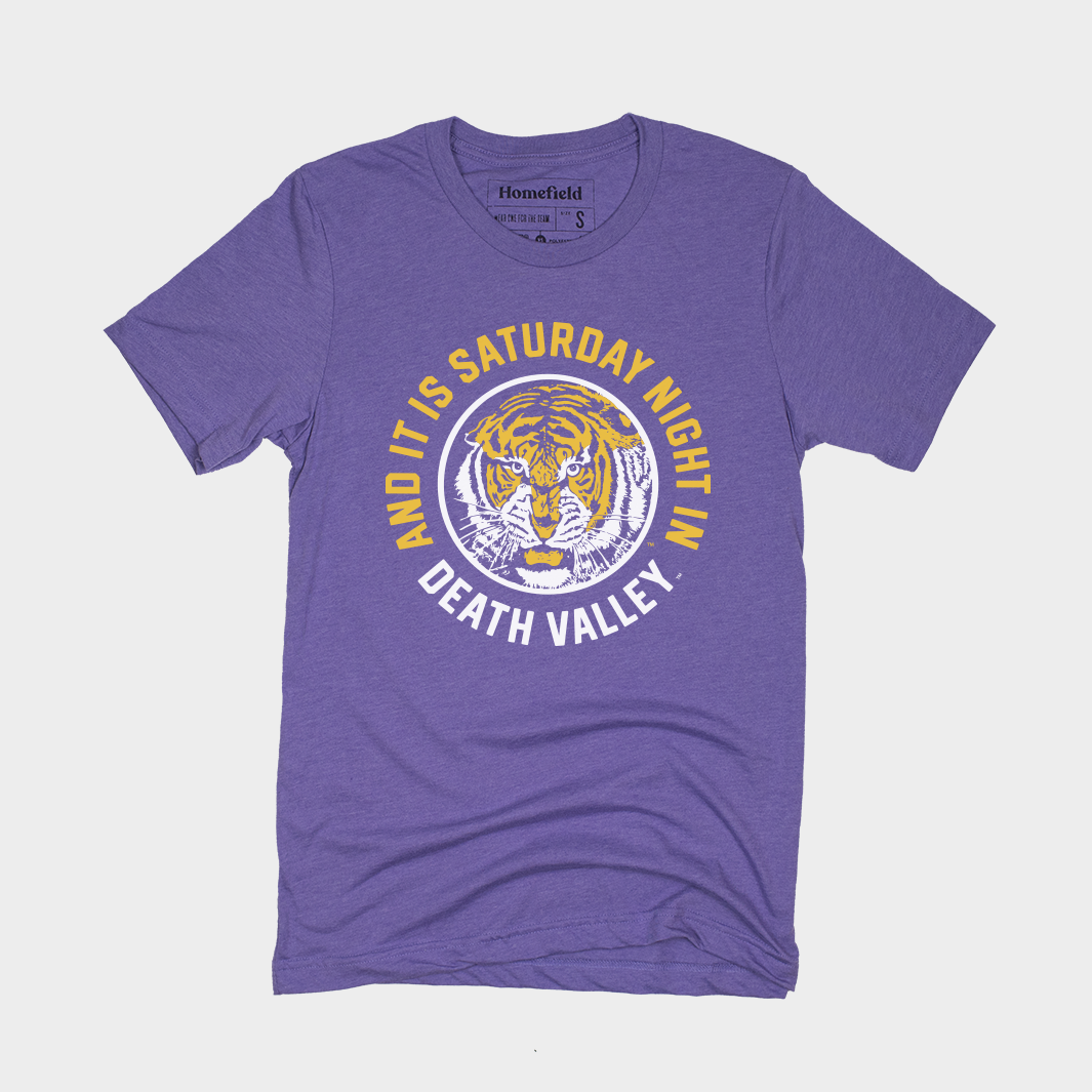 Vintage Death Valley LSU Football T-Shirt