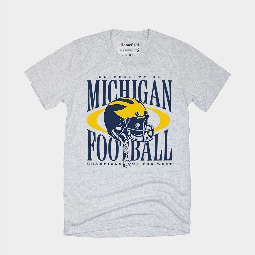Michigan "Champions of the West" Tee Homefield