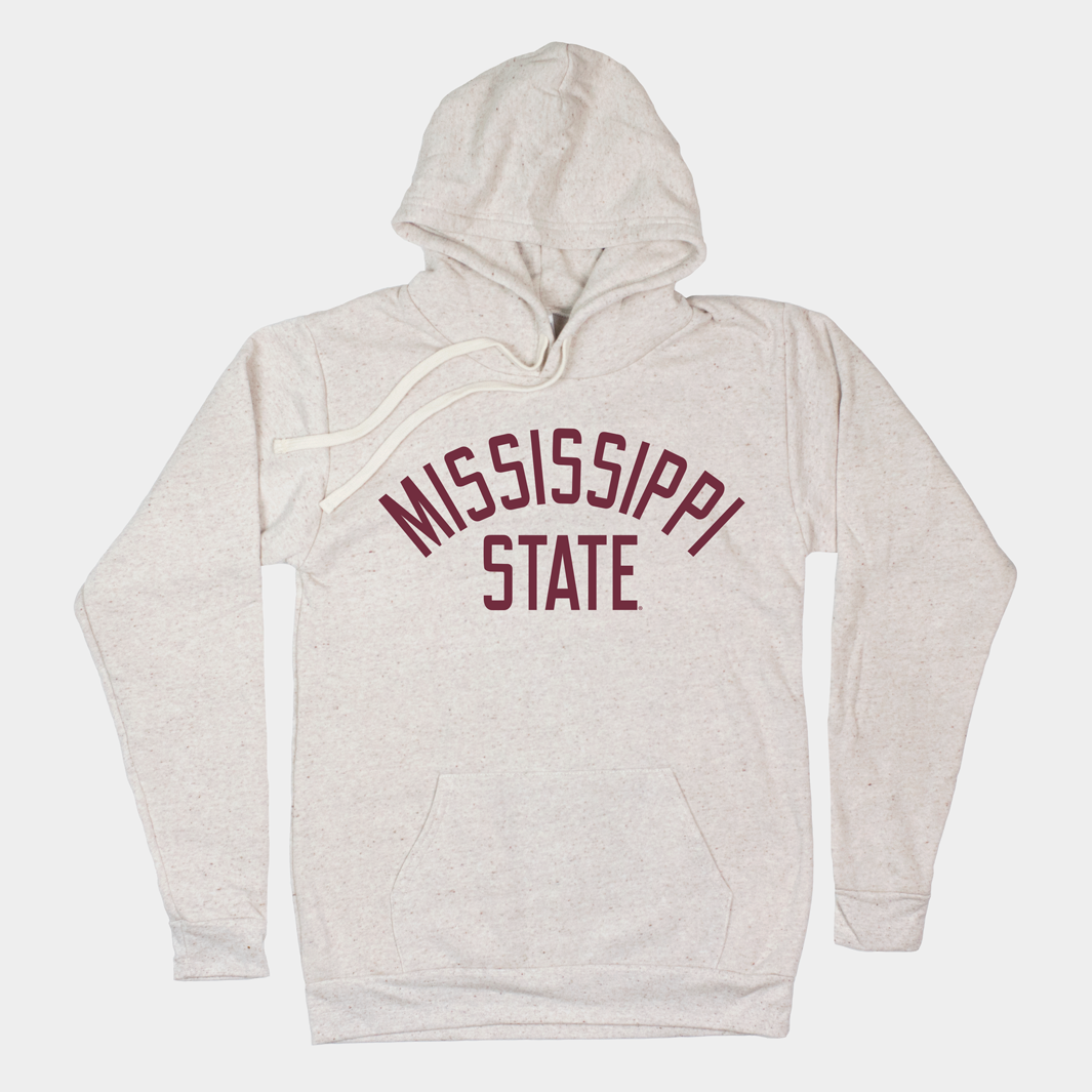 Vintage Inspired Mississippi State Oatmeal Hoodie Homefield