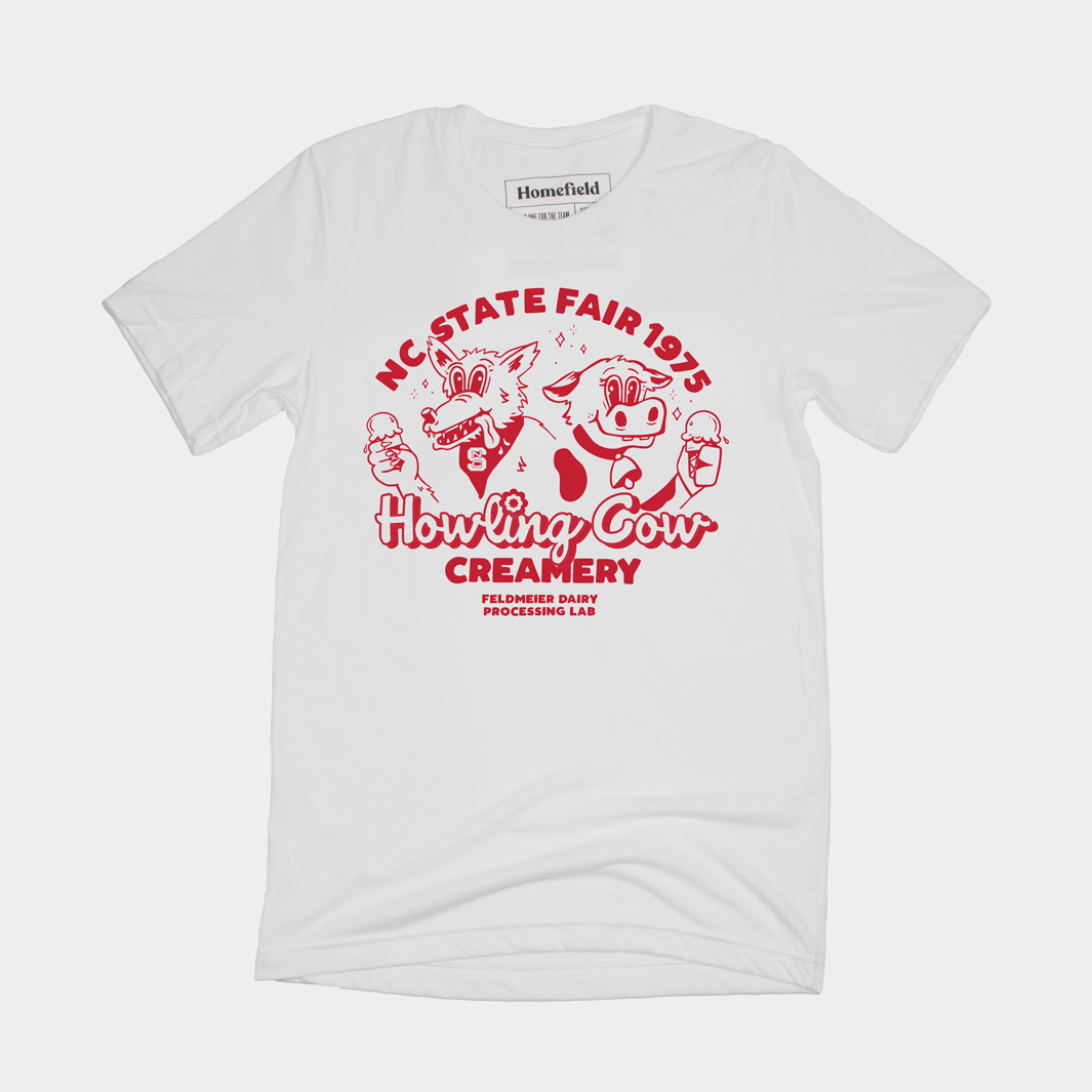 NC State Howling Cow Creamery Tee | Homefield