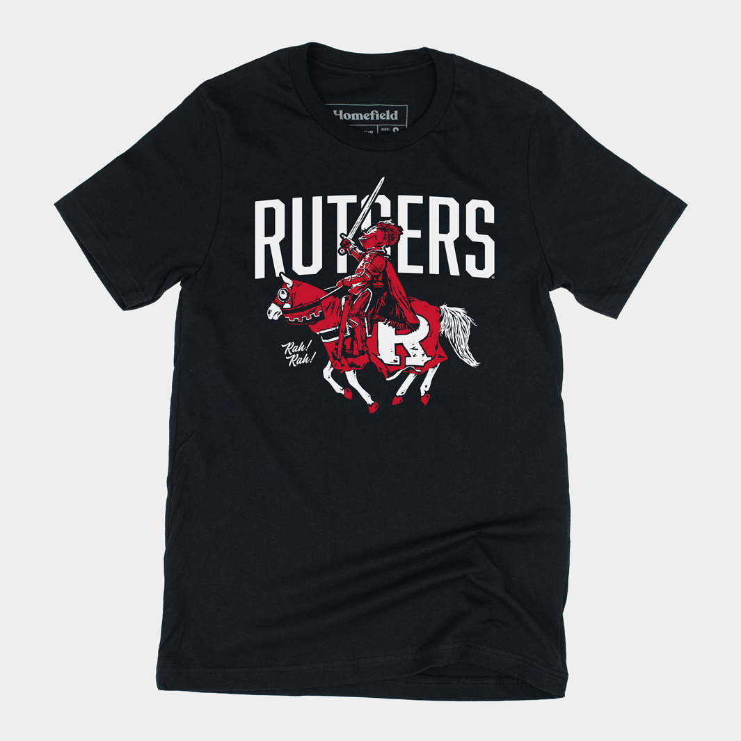 Black Rutgers Knights Tee Homefield