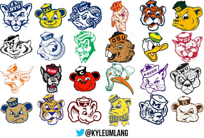 The story of Art Evans and all your favorite college mascots
