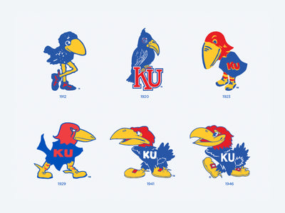 The story behind each Kansas Jayhawk logo