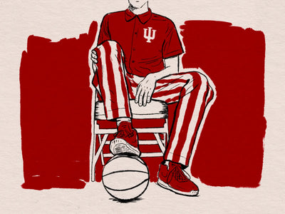 How IU Basketball started wearing its famous candy stripes