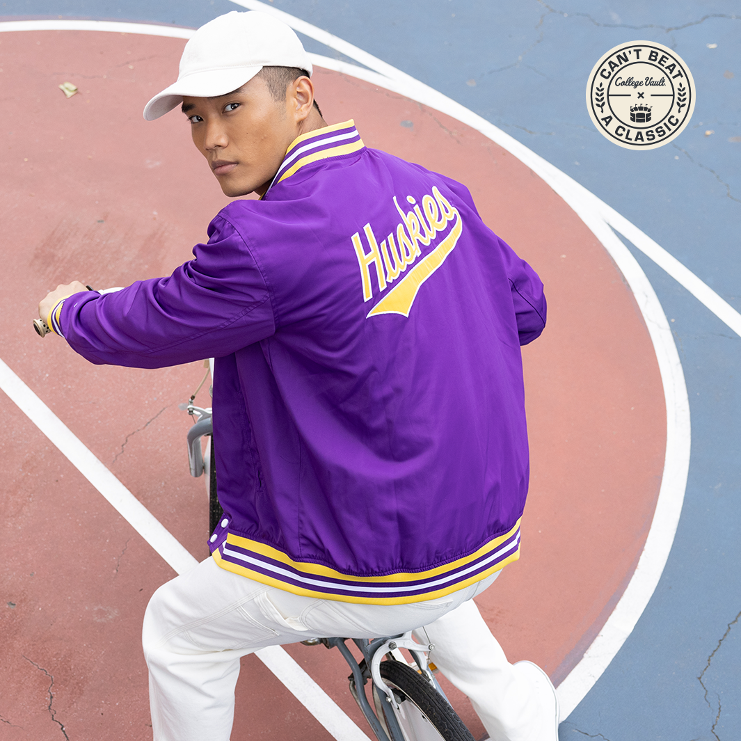 Washington Huskies Vintage Logo Bomber Jacket | Homefield
