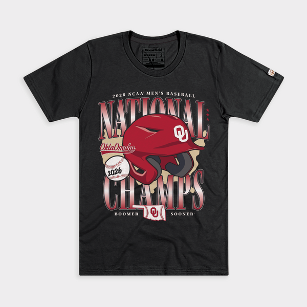 Oklahoma Sooners 2026 Baseball National Champs Tee | Homefield