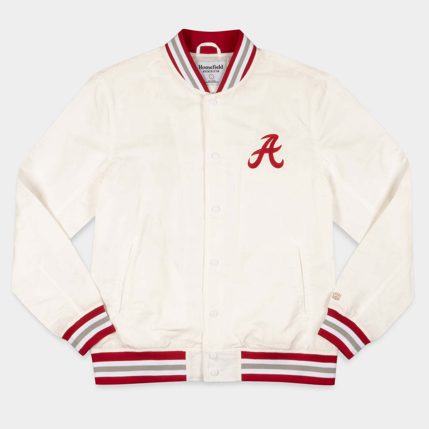 Alabama Crimson Tide Football Championships Whiteout Bomber Jacket