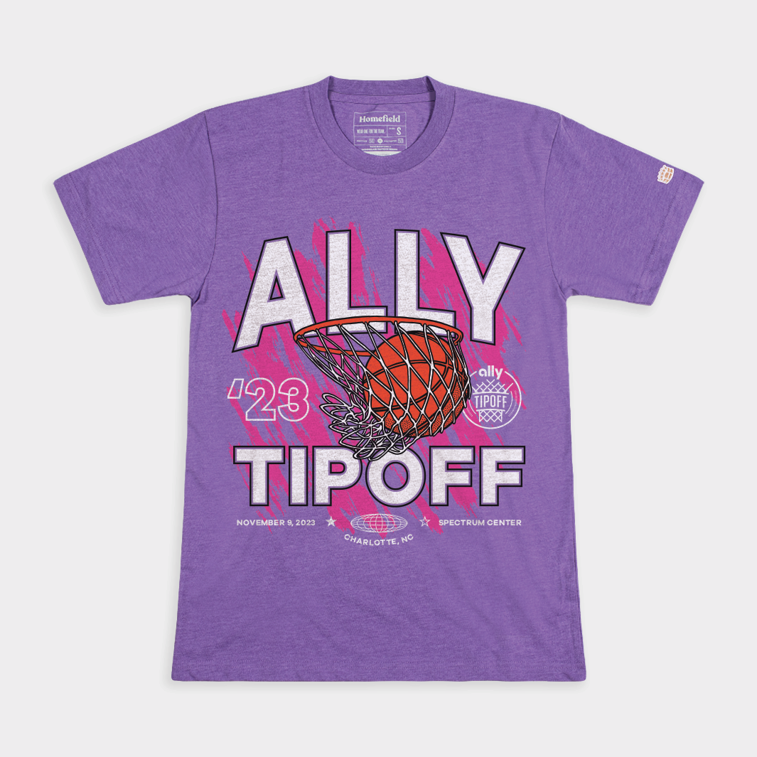 2023 Ally Tipoff Women's Basketball Celebration Tee