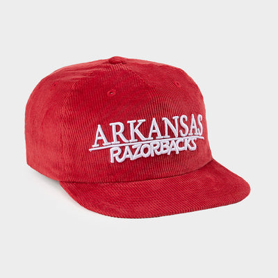 Arkansas Razorbacks Retro Wordmark Corduroy Hat