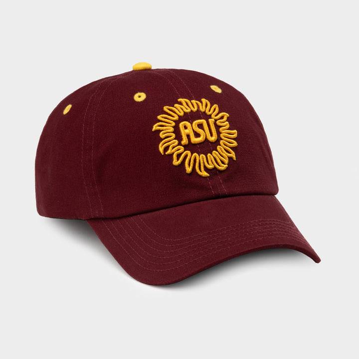 asu hat looks like old football helmet Arizona State Sun Devils ASU Dad Hat, Homefield, Vintage College Apparel