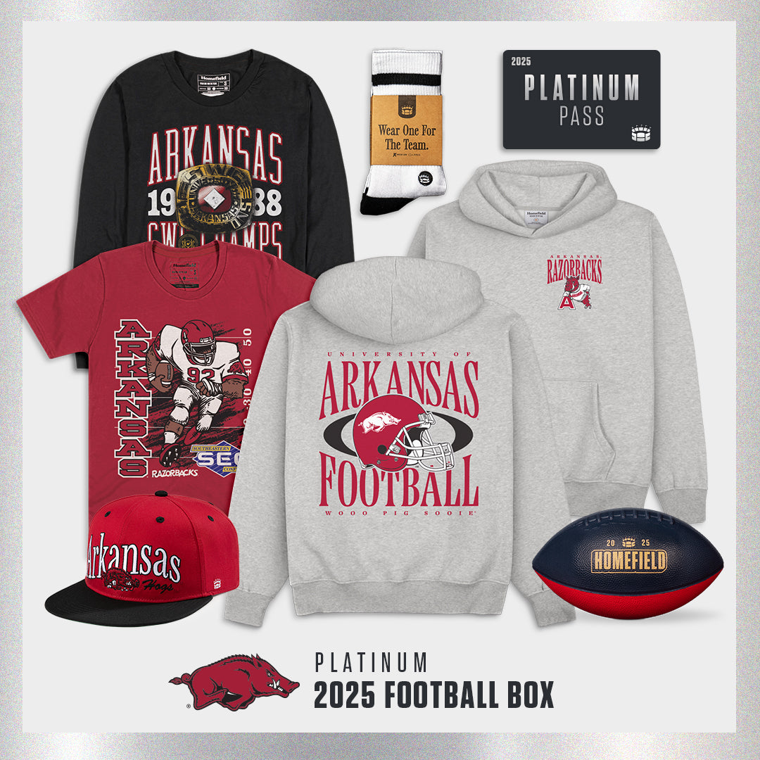 2025 Arkansas Platinum Football Box