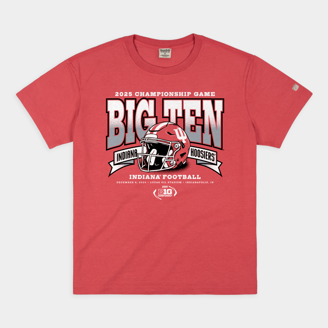 Indiana Football 2025 Big Ten Championship Game Heavyweight Tee
