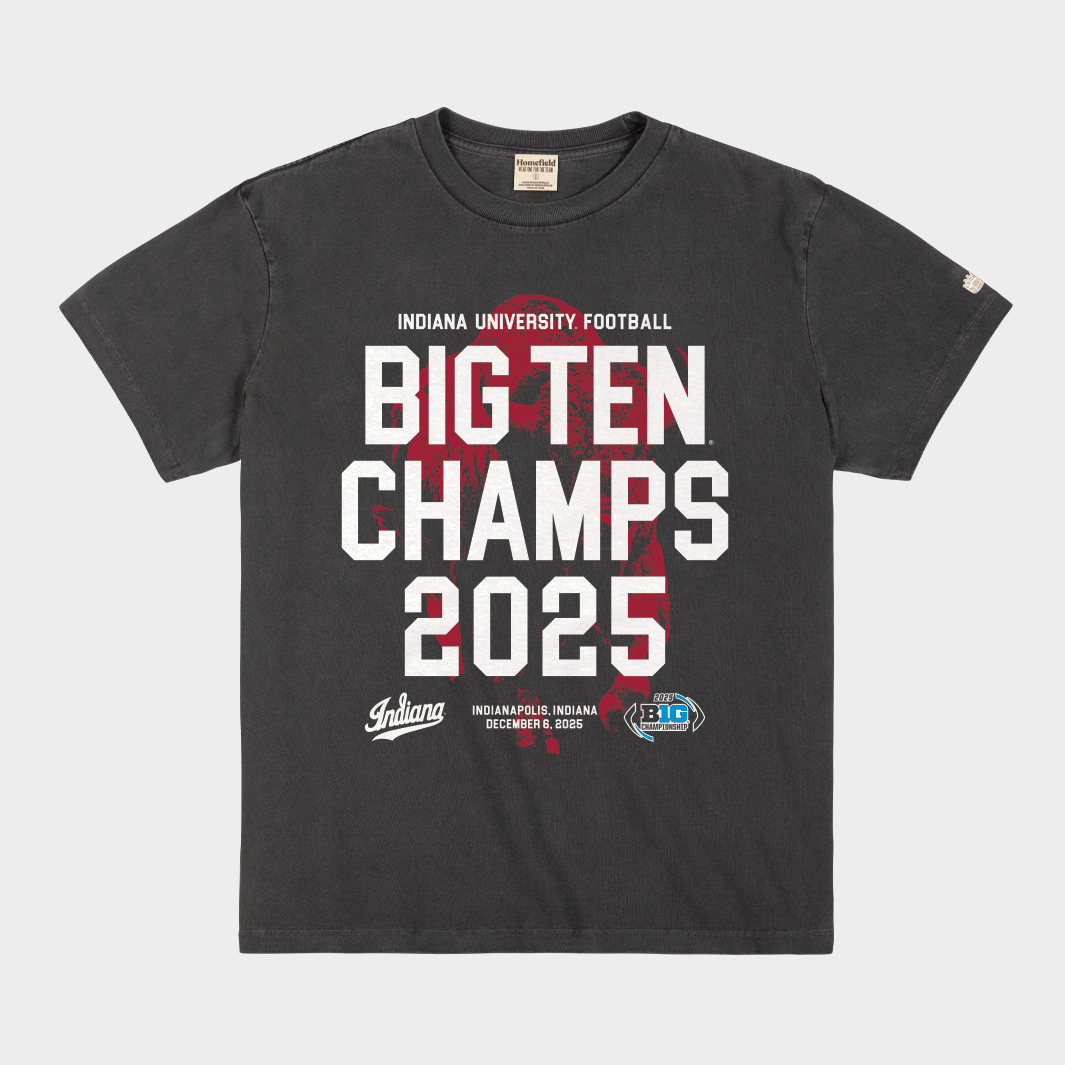 Indiana 2025 Big Ten Champs Bison Heavyweight Tee
