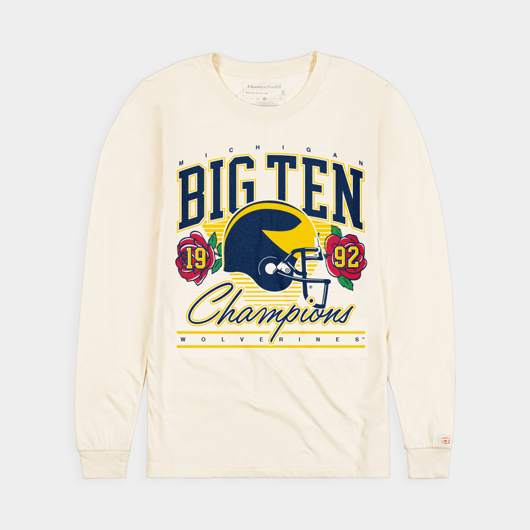 Michigan 1992 Big Ten Champions Long Sleeve