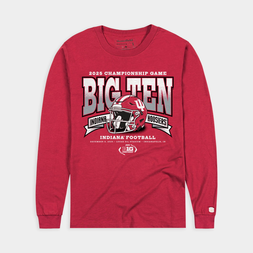 Indiana Football 2025 Big Ten Championship Game Long Sleeve