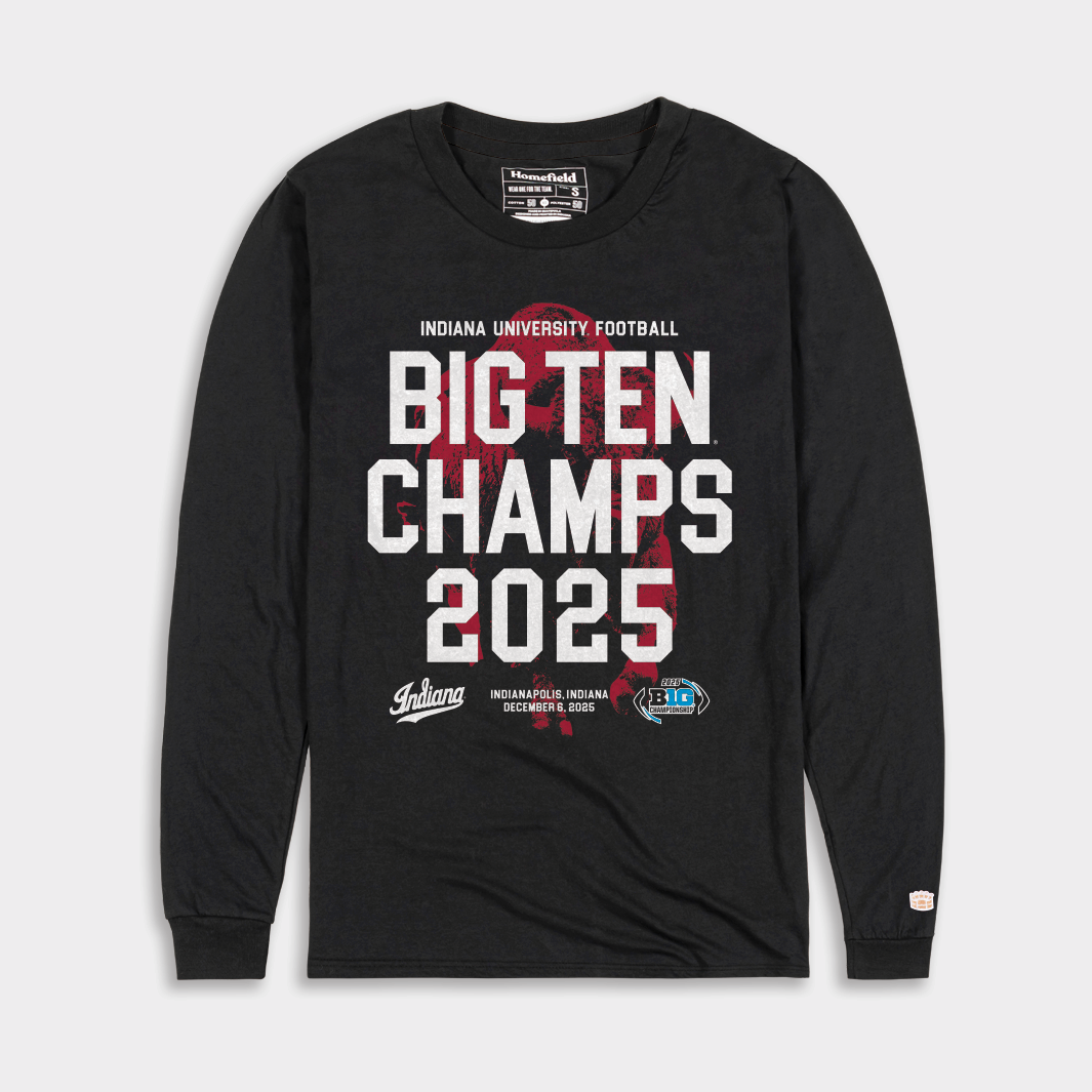 Indiana 2025 Big Ten Champs Bison Long Sleeve