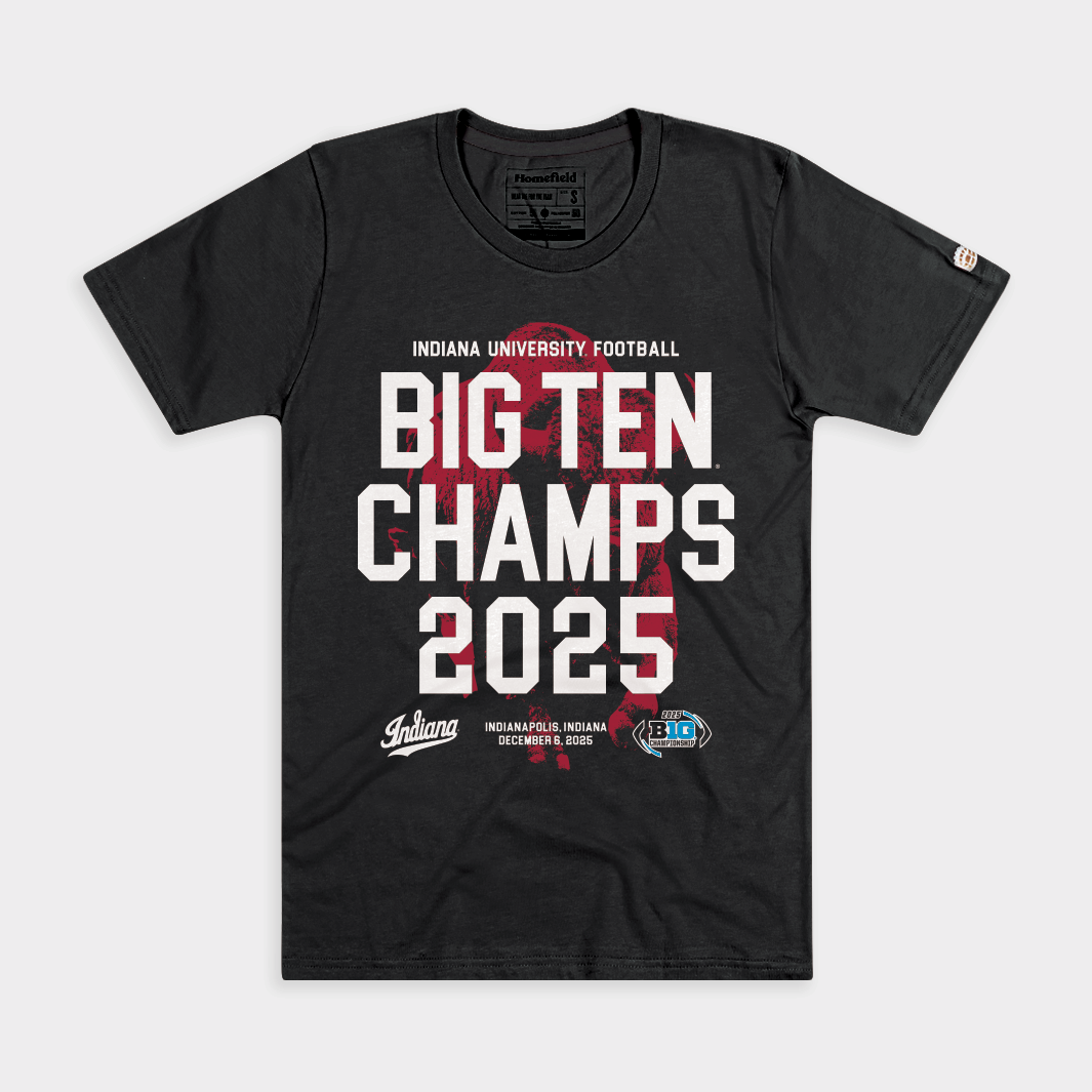 Indiana 2025 Big Ten Champs Bison Tee