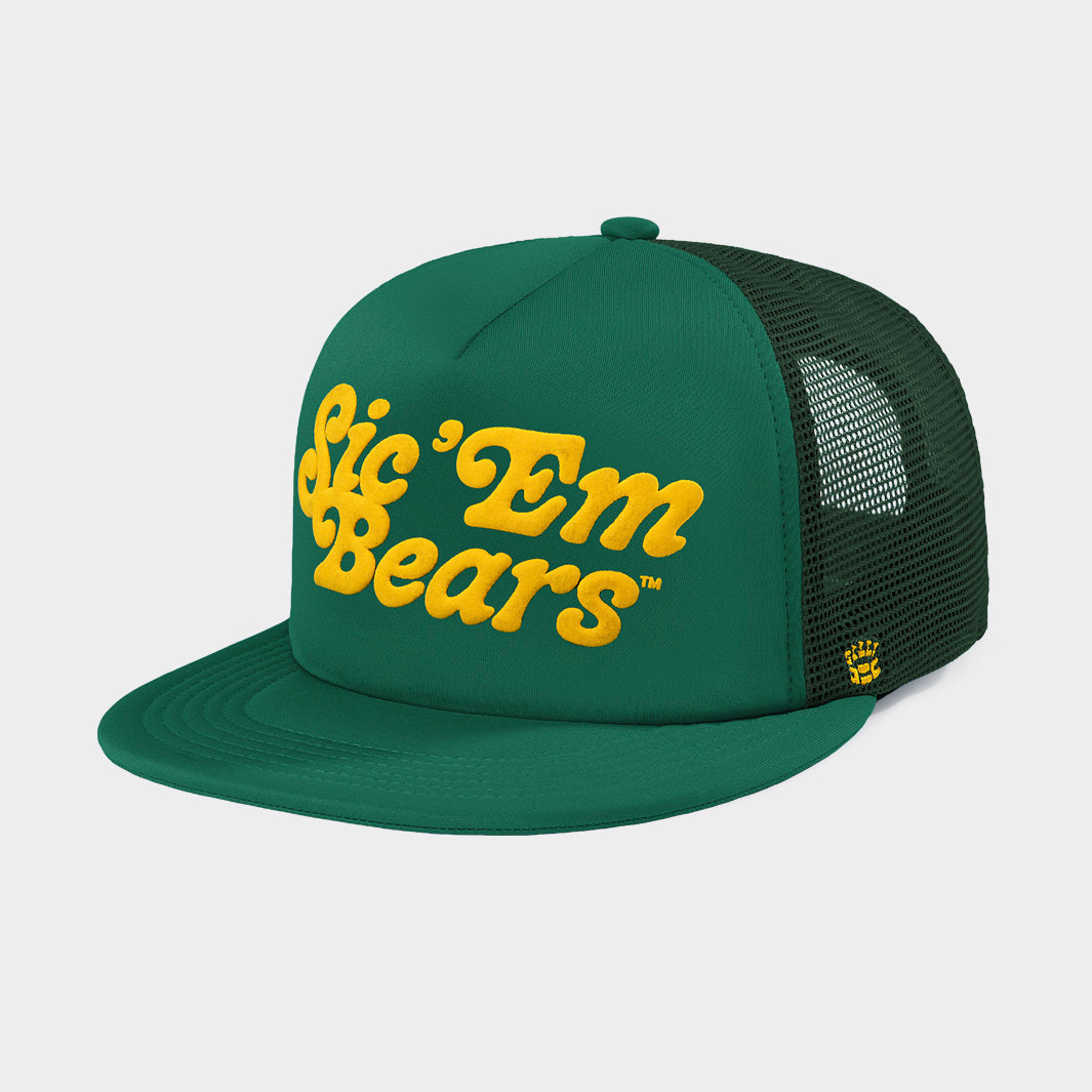 Baylor "Sic 'Em" Puff Ink Trucker Hat