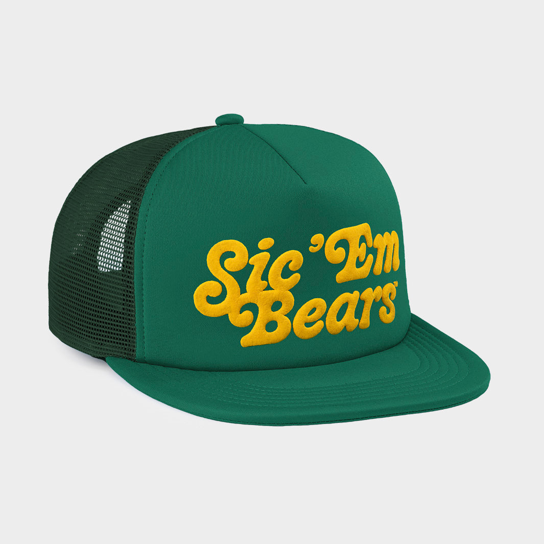 Baylor "Sic 'Em" Puff Ink Trucker Hat